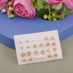 Elegant Earrings Set ✨ ( 12 Sets )