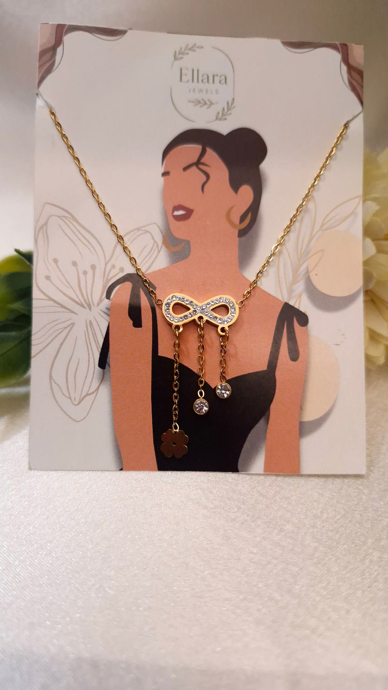 β¨ Infinity Dangle Necklace