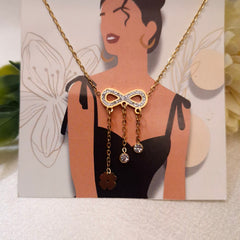 β¨ Infinity Dangle Necklace
