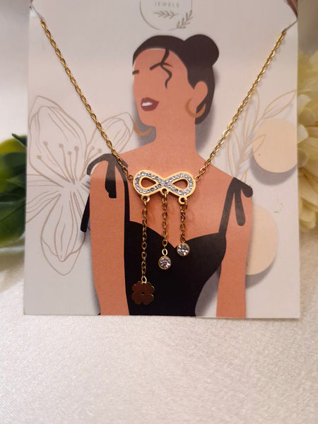 ✨ Infinity Dangle Necklace