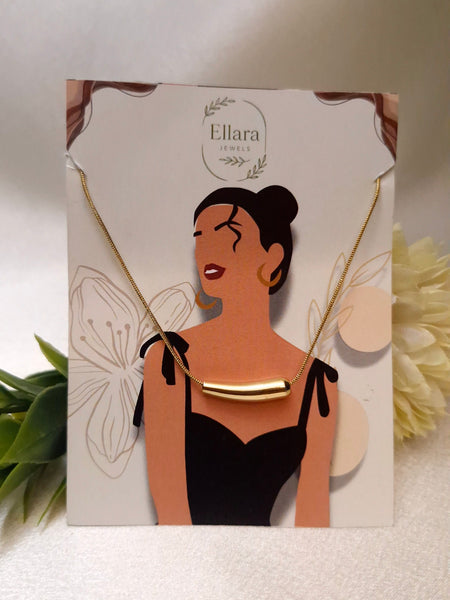 Minimalist Gold Bar Necklace ✨