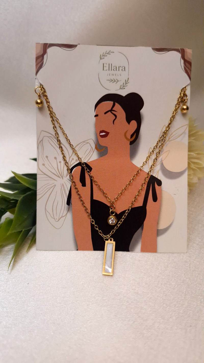 The Twin Glow Layered Necklace ✨