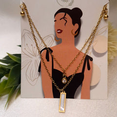 The Twin Glow Layered Necklace ✨