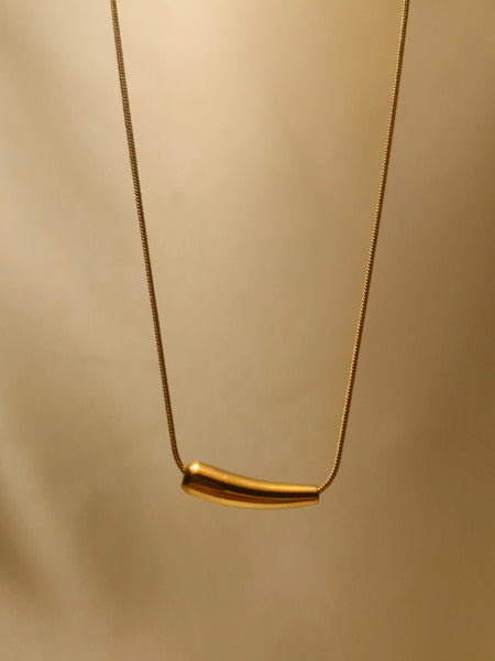 Minimalist Gold Bar Necklace ✨