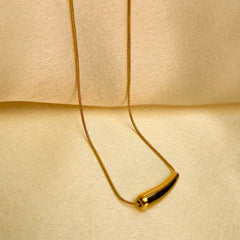 Minimalist Gold Bar Necklace ✨