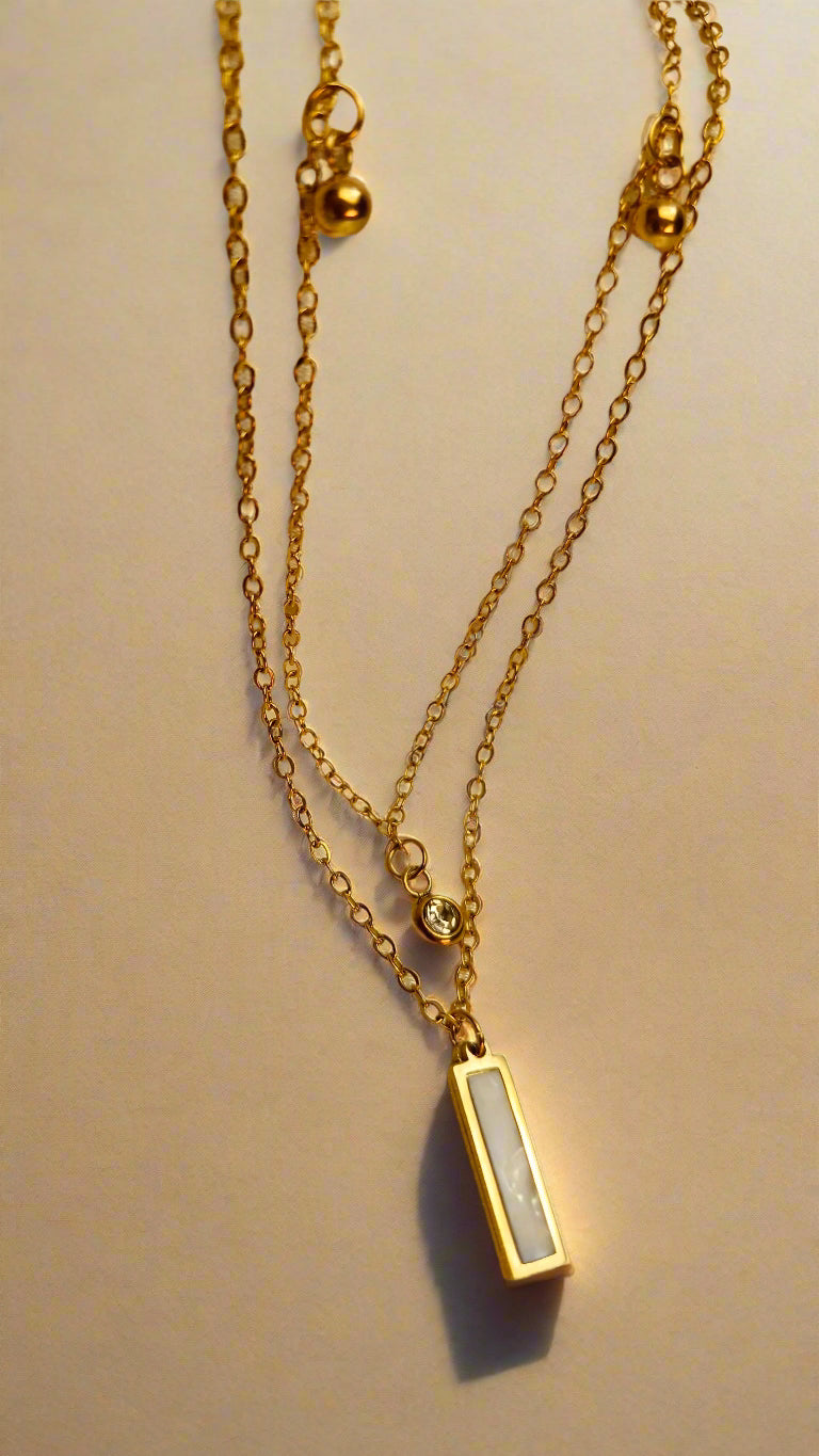 The Twin Glow Layered Necklace ✨