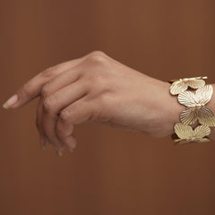Golden Butterfly Embrace Bracelet 🦋
