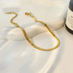 Silver Snake  Anklet