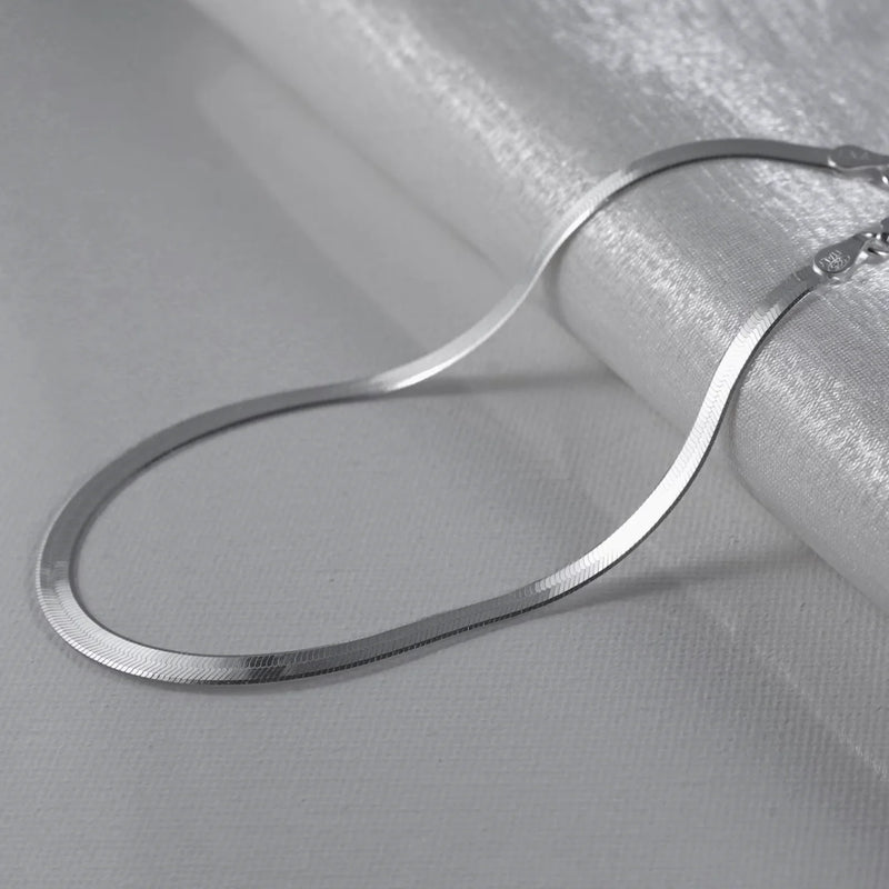 Silver Snake  Anklet