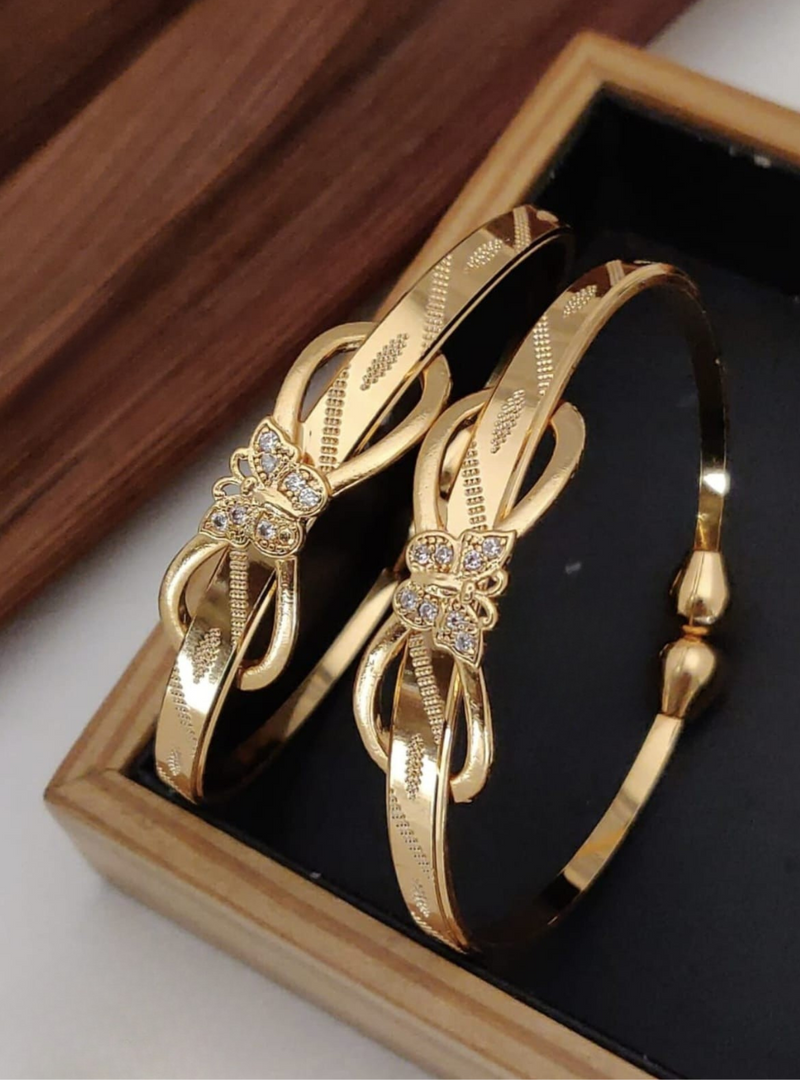 Stylish Daily Wear Adjustable Bracelets For Women & Girls Pack Of 4 Piece ( 2 Pair)