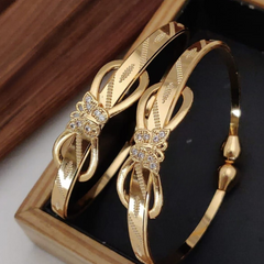 Stylish Daily Wear Adjustable Bracelets For Women & Girls Pack Of 4 Piece ( 2 Pair)