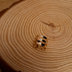 Golden Radiance Spiral Bracelet ✨