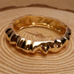 Ellara Molten Wave Statement Bracelet π
