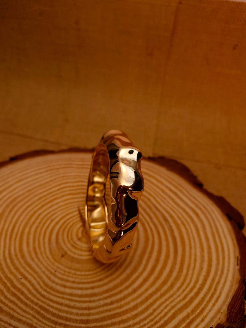 Ellara Molten Wave Statement Bracelet π