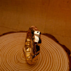 Ellara Molten Wave Statement Bracelet π