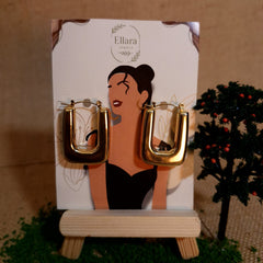 ✨ Bold U-Hoop Earrings