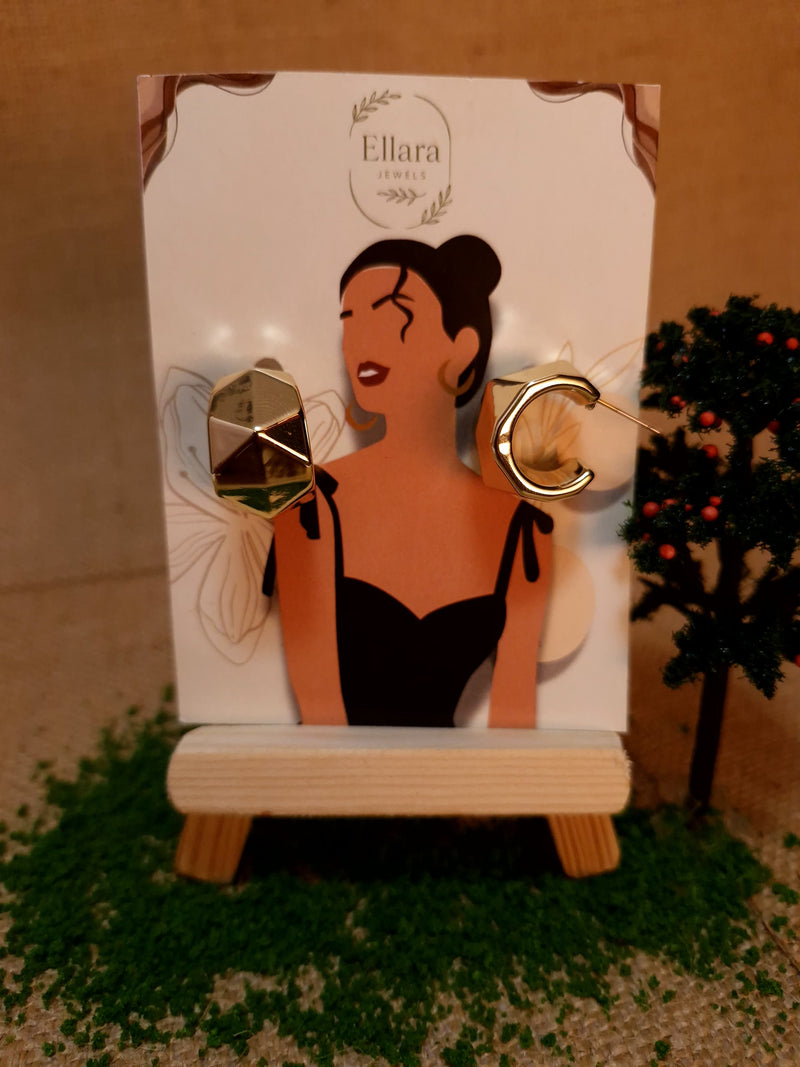 Aurora Geo Hoops ✨