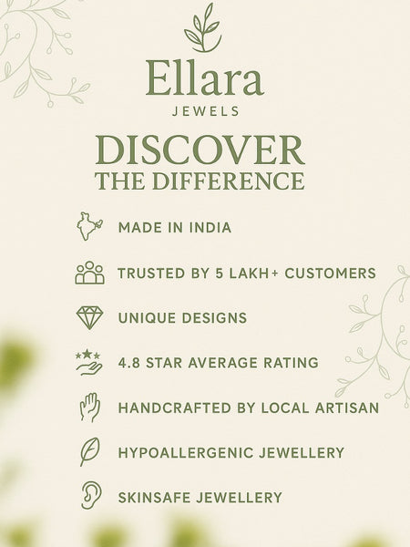 Ellara Jewels - Textured Gold Hoop Earrings