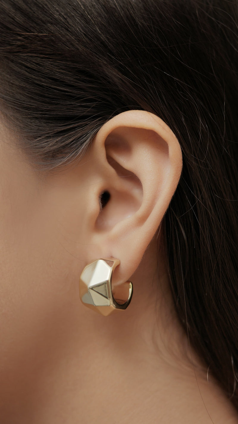 Aurora Geo Hoops ✨