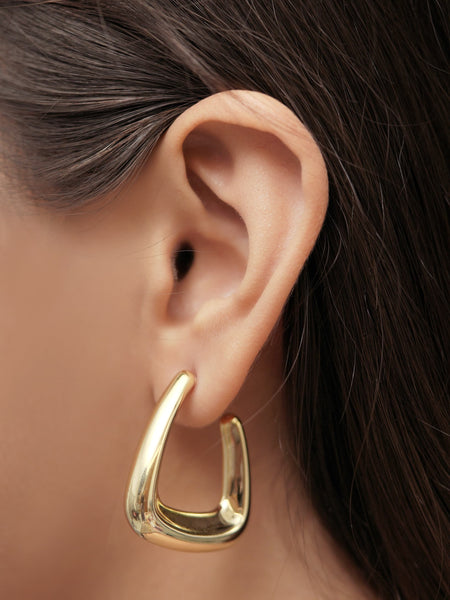 ✨ Ellara Sculpted Luxe Drop Earrings 💫