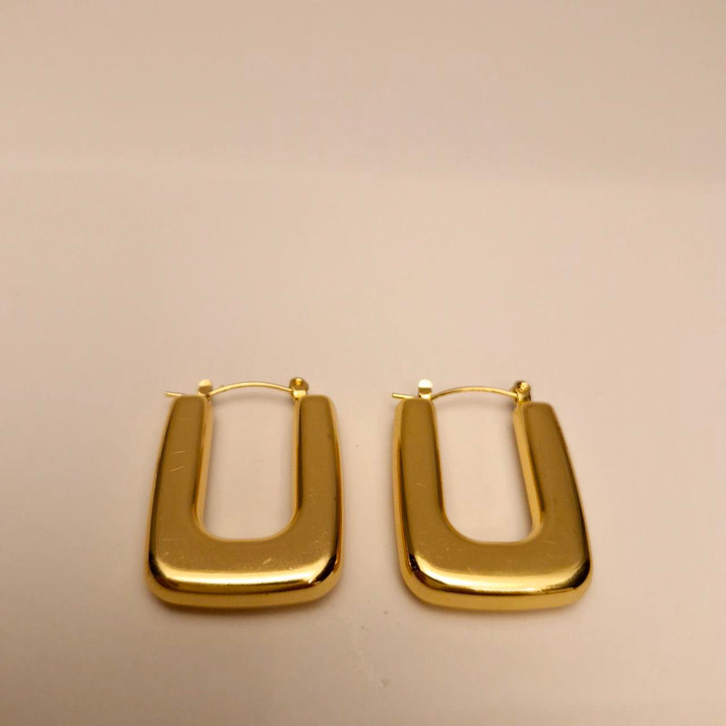 ✨ Bold U-Hoop Earrings