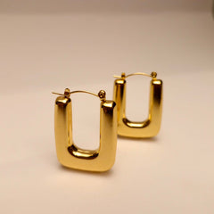 ✨ Bold U-Hoop Earrings