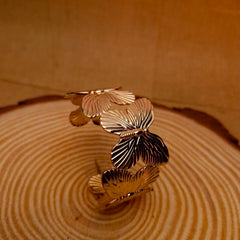 Golden Butterfly Embrace Bracelet 🦋