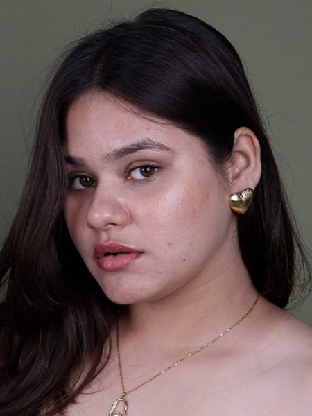 Heart-Shaped Earrings by Ellara Jewels 💛