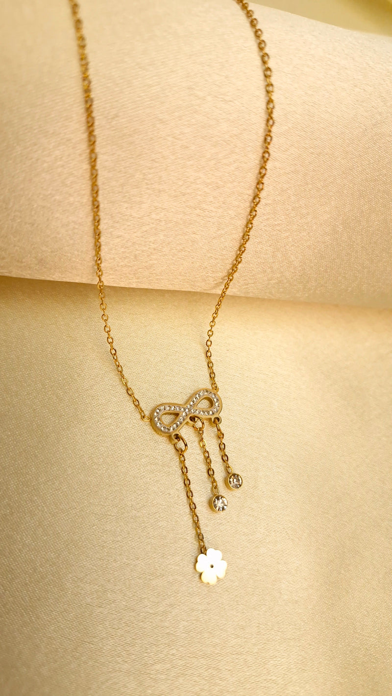 ✨ Infinity Dangle Necklace