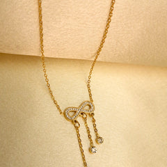 ✨ Infinity Dangle Necklace