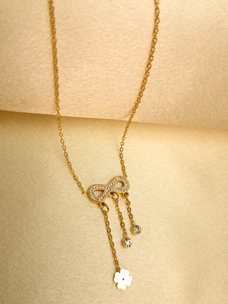 ✨ Infinity Dangle Necklace
