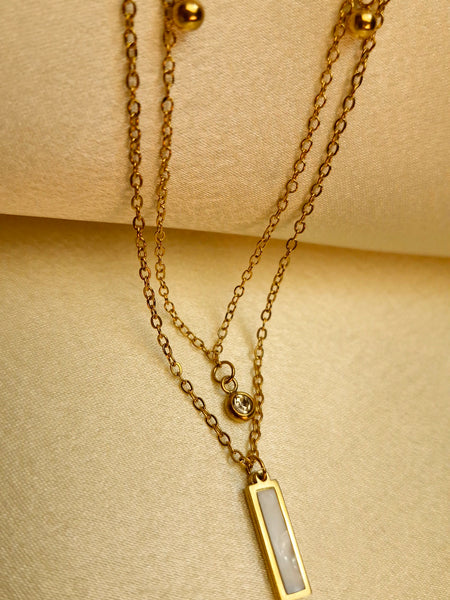 The Twin Glow Layered Necklace ✨