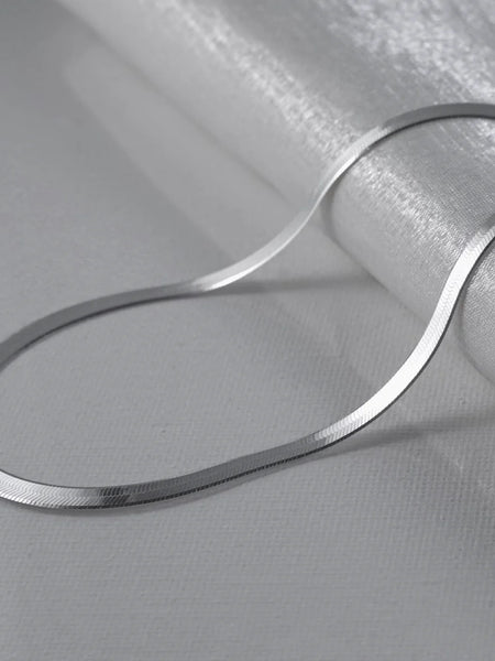 Silver Snake  Anklet