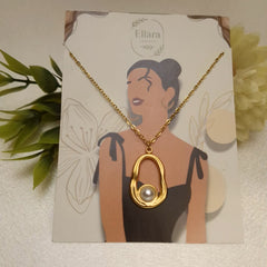 🌊 Ocean Embrace Pearl Necklace