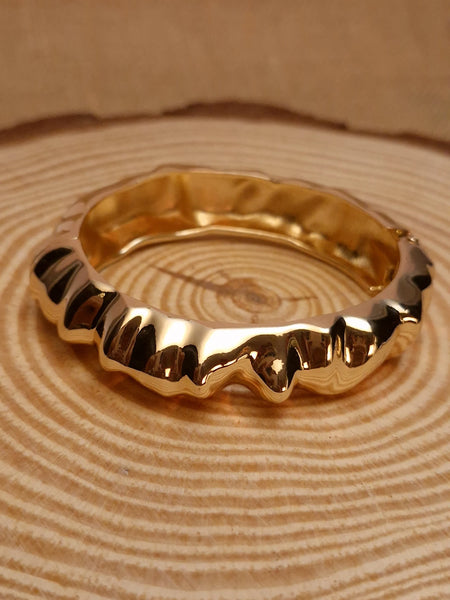 Ellara Molten Wave Statement Bracelet 🌊