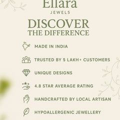 Ellara Jewels - Textured Gold Hoop Earrings