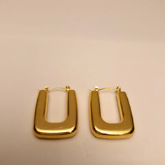 ✨ Bold U-Hoop Earrings